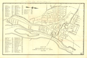 Map of Mechanicville - Circa 1941